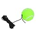 Dilwe Tennis Ball with String,Tennis Beginner Training Ball,Tennis Ball Trainer Set with Elastic Rubber String for Kids Youth Beginner Practice