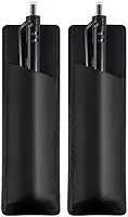 2 porta-canetas magnéticas para geladeira de poliuretano para geladeira ou outras superfícies metálicas (preto)