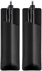 2 porta-canetas magnéticas para geladeira de poliuretano para geladeira ou outras superfícies metálicas (preto)