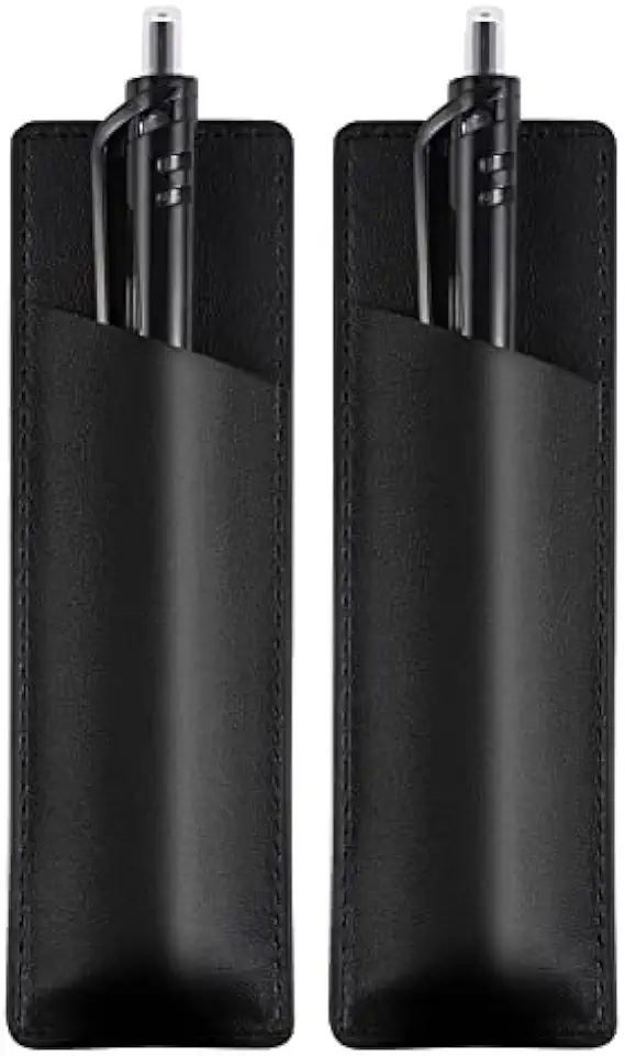 2 porta-canetas magnéticas para geladeira de poliuretano para geladeira ou outras superfícies metálicas (preto)