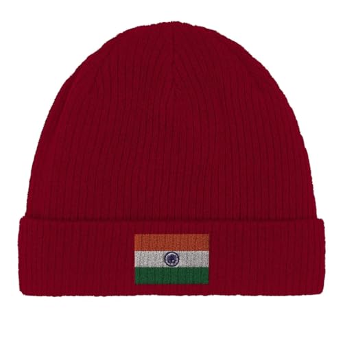 Bonnet en coton drapeau de l'Inde en maille premium et finitions soignées