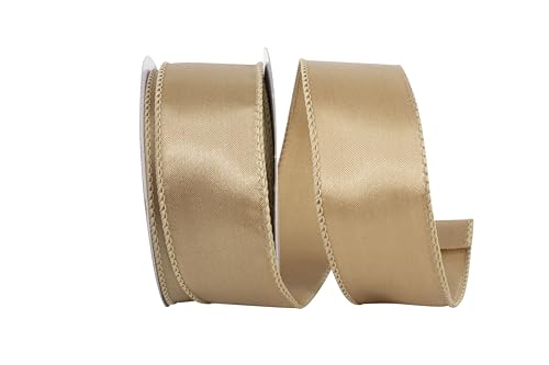 Ruban satiné or antique pour sublimer vos paquets cadeaux de fête