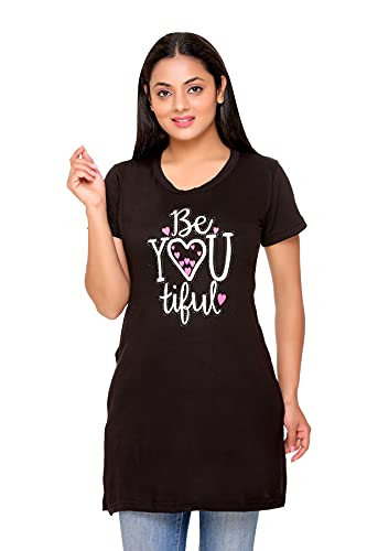 Image of Duchess Regular Fit Women Stylish Long Top | Tshirt for Women