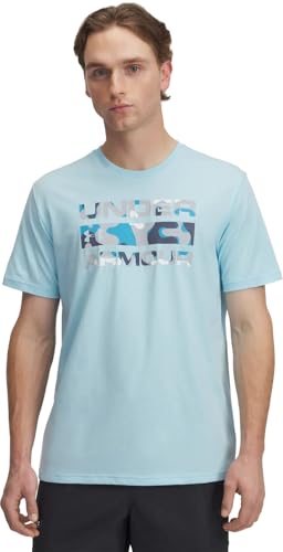 T-shirt Under Armour homme léger motif logo empilé XL