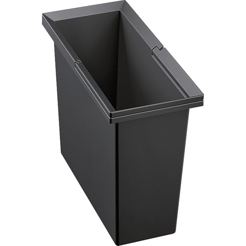 BLANCO Cubo de basura de 15 litros, apto para sistema de separación de basura, plástico antracita