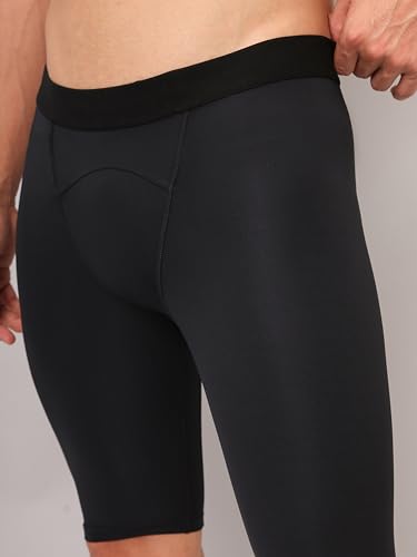 Image of TECHNOSPORT Mens Compression Tights for Gym, Running, Cycling, Swimming, Workout & Athletic Activities