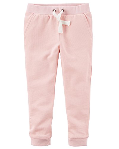 Jogging fille rose pâle 2T pantalon molleton French Terry