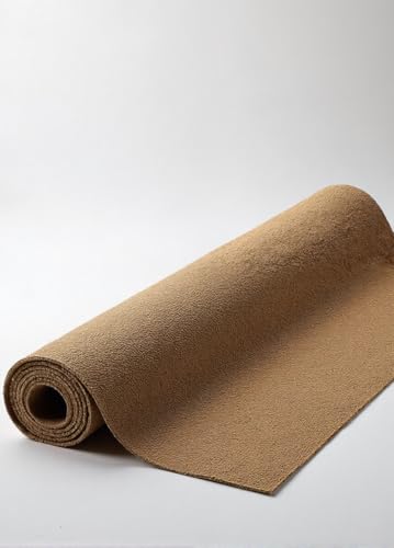 10FT Outdoor Coco Fiber Ice Carpet for Snow & Ice – Non-Slip Winter Walkway Mat with Natural Coconut Fibers & Rubber Backing – Ice Traction Mat for Steps, Sidewalks, Entryways (18” Wide)