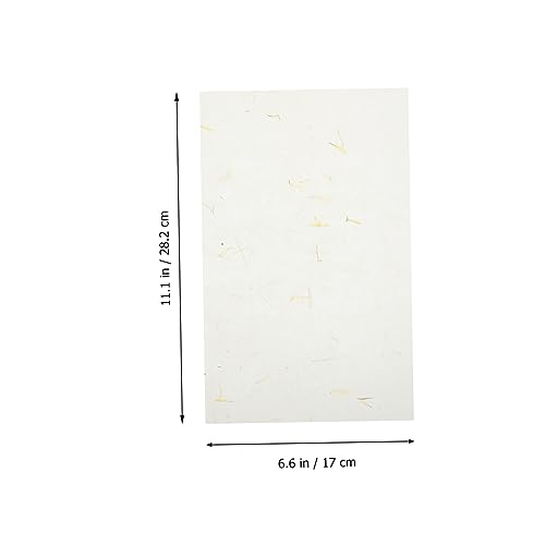 DIYEAH 120 Unidades papel timbrado de arroz papel de carta estacionária caligrafia papel de arroz xu