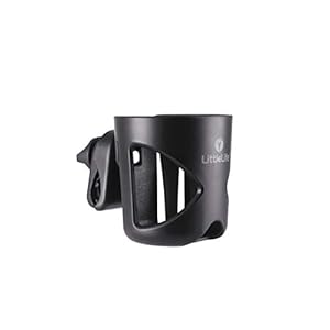 LittleLife Buggy And Pushchair Universal Cup Holder Adjustable Bottle Organiser for Stroller, Drink and Coffee Cup…