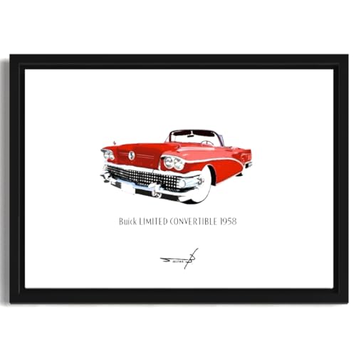 |X^[ re[WJ[|bvA[g A A4z rCbN ~ebh Ro[`u 1958 pTCY297mm×210mm t[ Buick LIMITED CONVERTIBLE 1958
