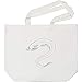 Azeeda 'Anguille' Sac en Coton Blanc (BG00057132)