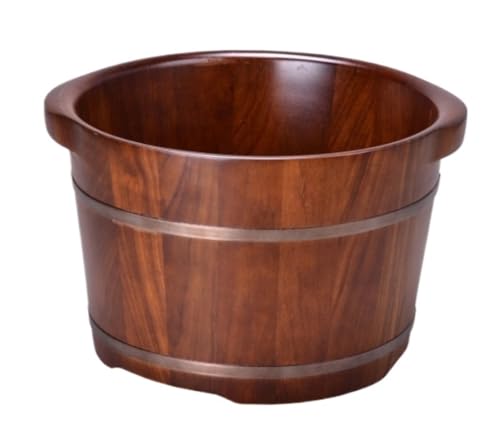 Balde de madera para lavado y spa de pies para adultos