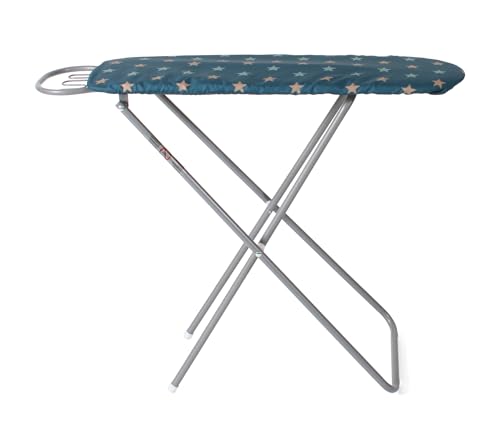 Bayer Chic 2000 - Kinder-Bügelbrett, dreifach höhenverstellbar, Sternchen türkis, 70 x 26 x 51/58 cm