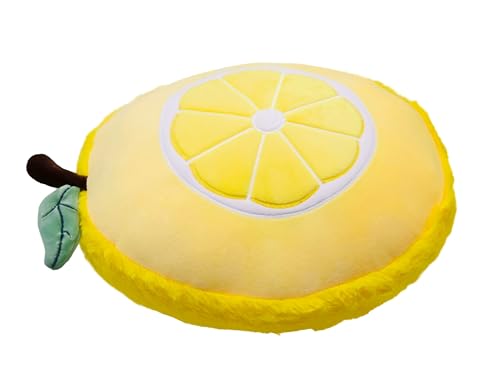 Image of Lemon Plush Pillow Cute Fruit Stuffed Animal Soft Plushie Snuggly Hugging Pillow Toy Gifts for Kids Brithday Lemon Lover and Christmas 12.6 Inches (Yellow)