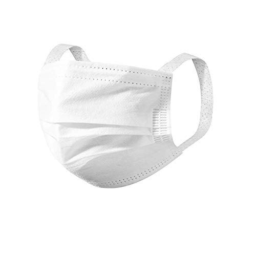 Disposible 3-Ply Face Masks for Kids with Wider Paper Earloop All Black Color (50 pcs)