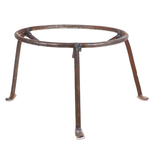 HOUDERCO 多機能屋外用三脚架鍋ホルダー 軽量耐熱ポットスタンド 再利用可能な中華鍋ラック キャンプ アウトドア用五徳 家用蒸し器対応