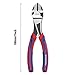 WORKPRO 7-Inch Diagonal Pliers in CRV Steel for Cutting Wires, Bi-material Handle Comfort Grip