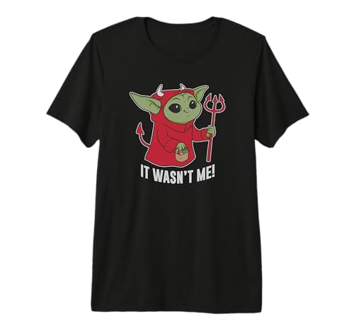 T-shirt Grogu Halloween Star Wars en coton doux anti-déformation pour style geek durable