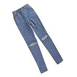 Xiaojikuaipao 70cm BJD Ripped Jeans Pants Trousers for 1/3 Male SD MSD DOA LUTS Dolls