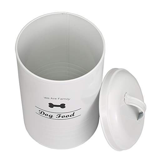 Morezi Dog food storage container treats Jar airtight with lid scoop, vintage pet storage canister for cookies, biscuits… - Image 3