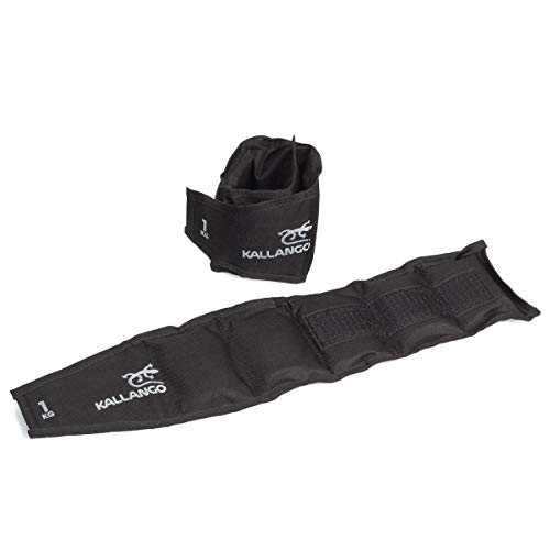 Caneleira Kallango Tradicional Nylon Preta 1kg Par