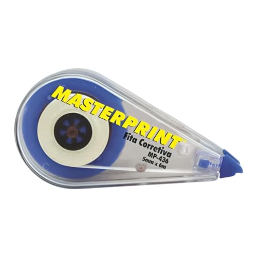 Fita Corretiva 5mm x 6 mts Corretivo Roller Tape Masterprint