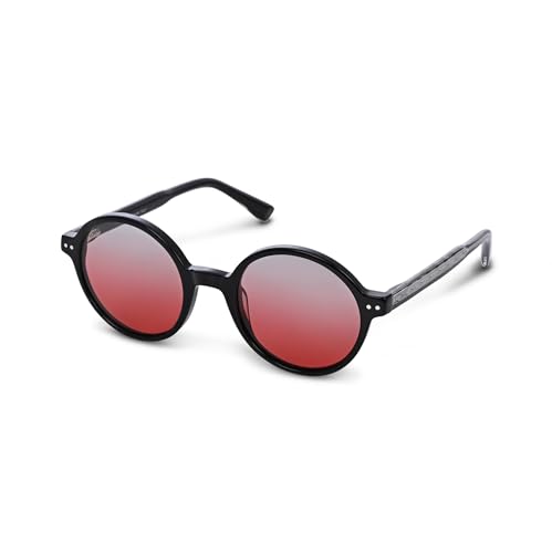 Image of HALDEN inchCOMET inch Series Sunglasses - Italian Sophistication & Japanese Precision in Classic Round Design, 1-Year Warranty