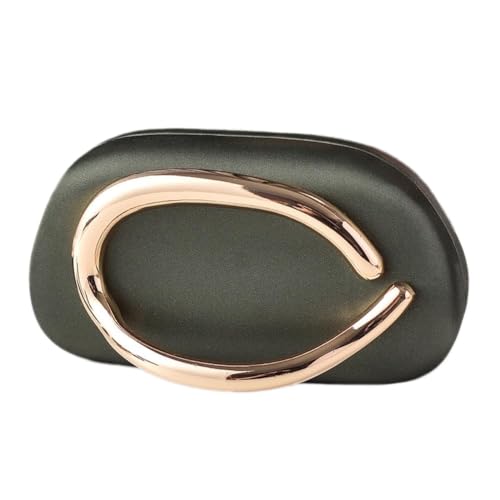 Image of Acrylic Clutch Purse for Women Classic Round Acrylic Evening Handbag Vintage Metal Handlebars Bag for Wedding Party Prom