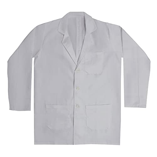 Viresa Lab Coat for Students School and College, Unisex, Large (Pack of