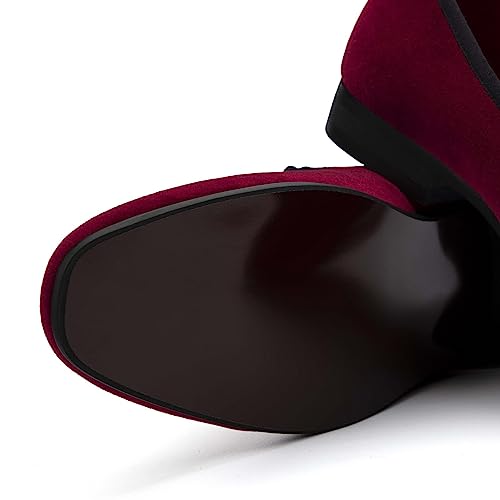 Image of Meijiana Mens Loafers Wedding Dress Shoes Slip-On Loafers for Men Tuxedo Suit Shoes