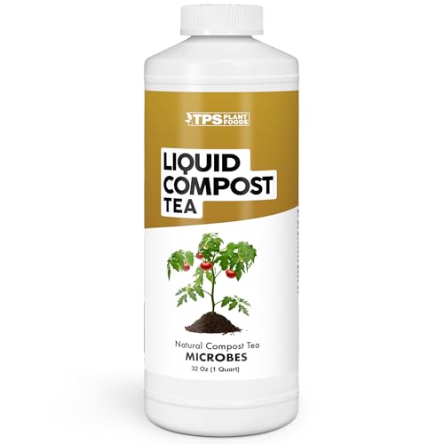 Compost Tea, Boosts Microbial Activity in Gardens for All Plants, 32 oz (1 Quart)