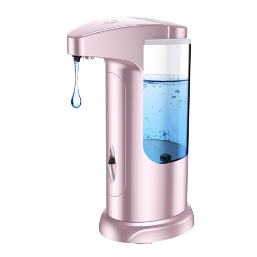 Image of KeeKit Automatic Sensor Soap Dispenser, 13oz / 370ml Touch-Free Liquid Soap Pump Dispenser, IPX4 Waterproof Battery Operated Pump for Kitchen, Dish, Soap, Bathroom, Home