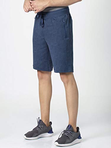 Image of Jockey AM14 Men's Super Combed Cotton Rich Straight Fit Shorts with Zipper Pockets