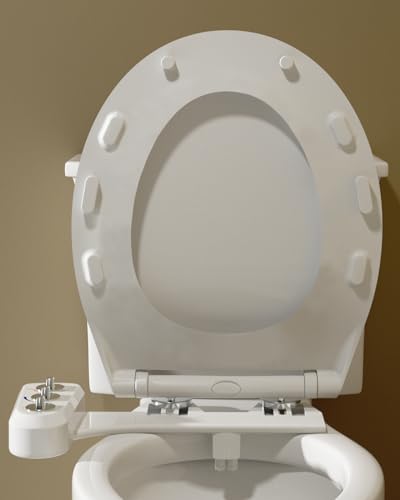 Hibbent 10 PCS Toilet Seat Bumpers, Strong Adhesive, Toilet Spacers Bidet - image 8