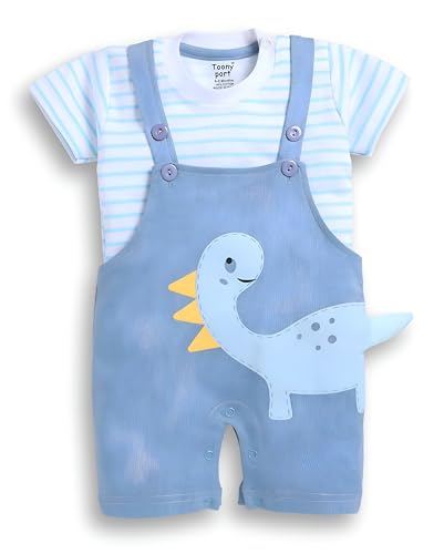 Image of Toonyport Baby Boy Cute Mamma's Munckin Dungaree (Pink)