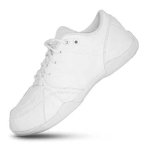 Varsity Spirit Huddle Cheer Shoes for Women and Girls - Lightweight and Durable White Cheer Shoes for Cheerleaders and Athletes