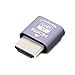 HDMI Dummy Plug fit-Headless Display Emulator DDC EDID Headless Ghos with Windows Mac OSX Linux Great for Graphics Acceleration Support 1920x1080@60Hz 2P