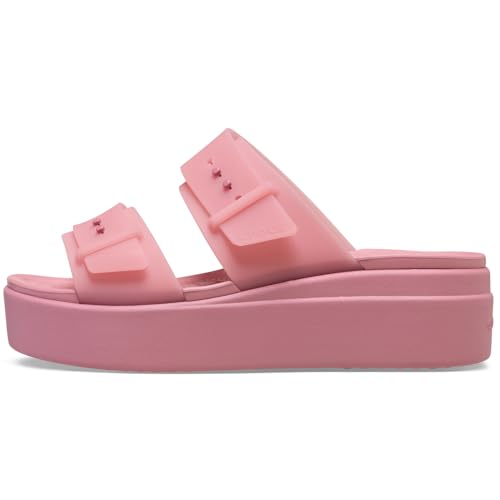 Image of Crocs Women's Brooklyn Buckle Low Wedges