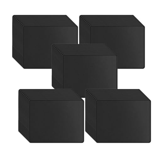 Image of Storite 50 Pack 260mm x 210mm x 3mm Speed Type Extended Gaming Non-Slip Rubber Base Mousepad Desk Mat Keyboard Pad for Laptop /Computer Office PC & Home - Black