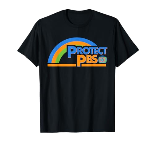 Protect P.B.S Men Women Save Service de radiodiffusion publique T-Shirt
