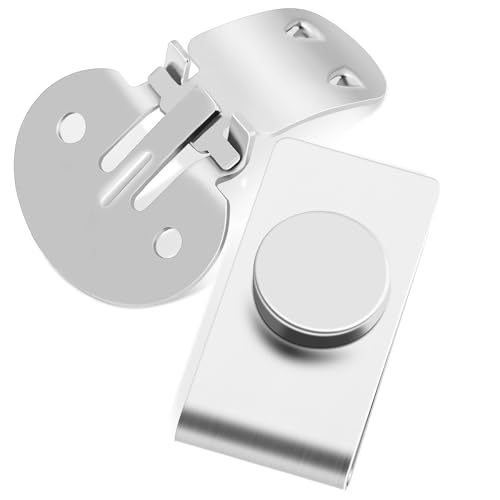 LIFKOME Clip Magnético para Corbata de Acero Inoxidable Ajuste Adaptable, Accesorio para Hombres Que Buscan Funcionalidad en Reuniones y Ocasiones Obsequios