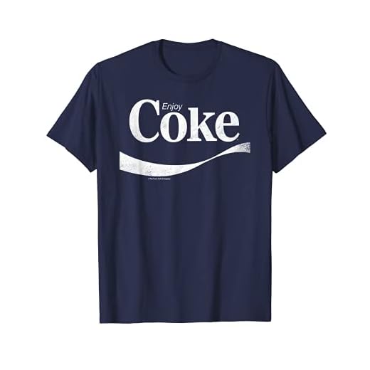 Coca-Cola Vintage Enjoy Coke White Logo Camiseta