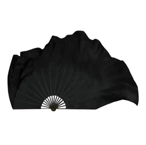 Éventail danse du ventre léger et double voile demi-lune pour femmes