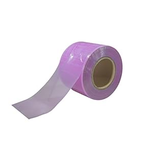 Vivid Dental Barrier Film Sticky Wrap with Adhesive Backing – for Surface Barrier, Dental, Hospital Use – 1200 Perforated Sheets – 4 Inches x 6 Inches (Pink)