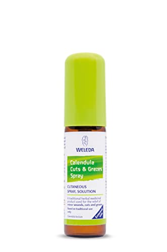 Weleda Cuts and Grazes Spray with Calendula, Minor Wounds, Cuts & Grazes, Naturally Antiseptic, Traditional Remedy, 20ml