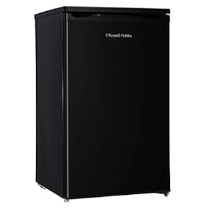 Russell Hobbs RHUCLF2B Freestanding Undercounter Larder Fridge, 111 liters, Black, Noise level: decibels 41