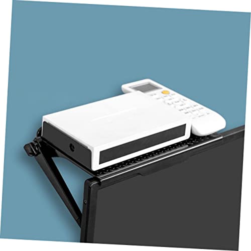 Rack de almacenamiento para computadora y soporte elevado de escritorio NUOBESTY 7