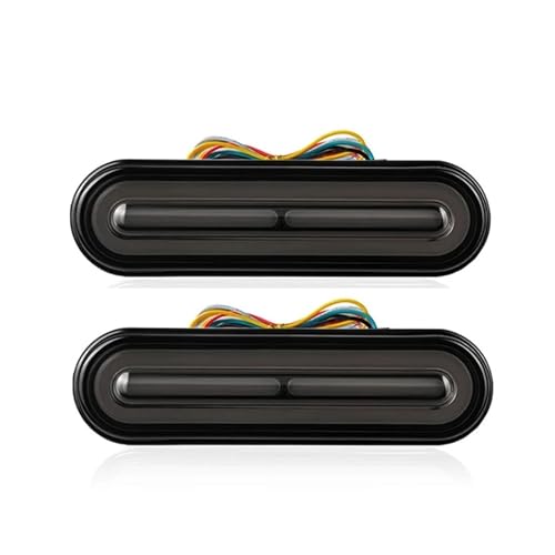 Luces traseras LED para motocicleta de alta durabilidad con señal de parada roja