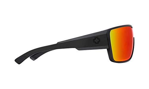 Spy Tron 2 Sunglasses-Matte Black-Gray Green/Red Spectra3